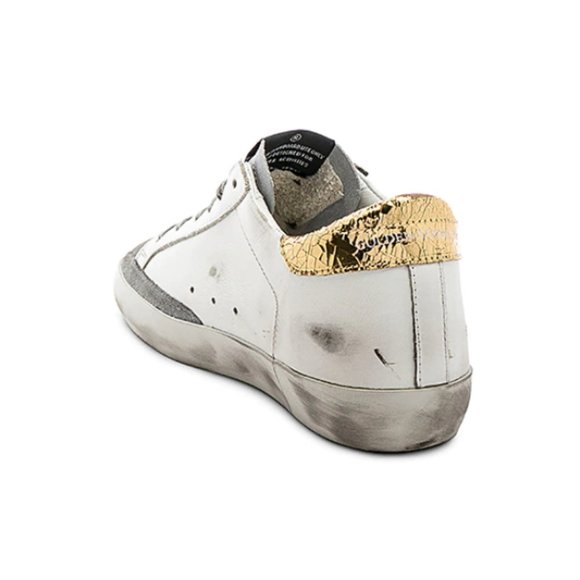(Sold) Golden Goose Superstar Sneakers White Gold - Picture 4 of 14